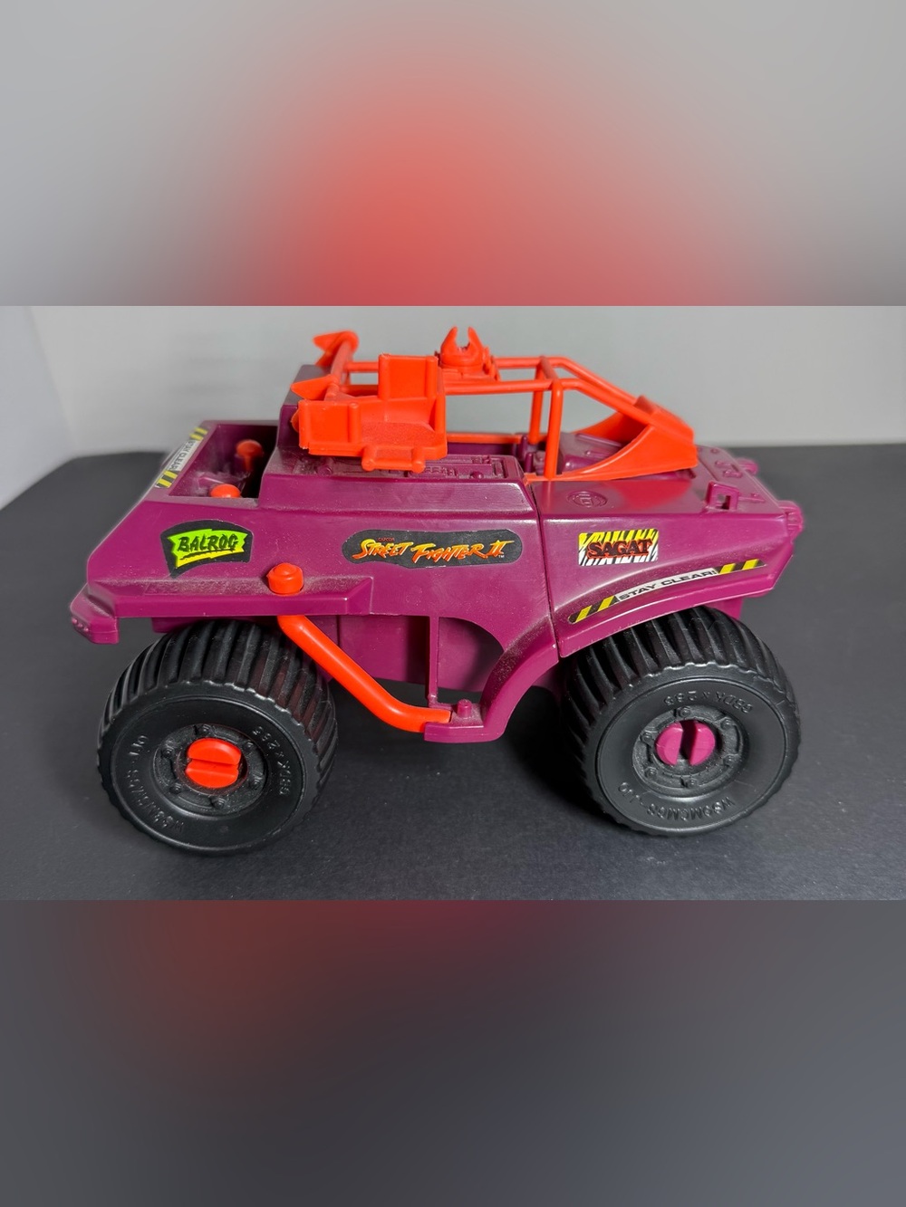 Vintage 1993 G.I. Joe Street Fighter II Crimson Cruiser Vehicle